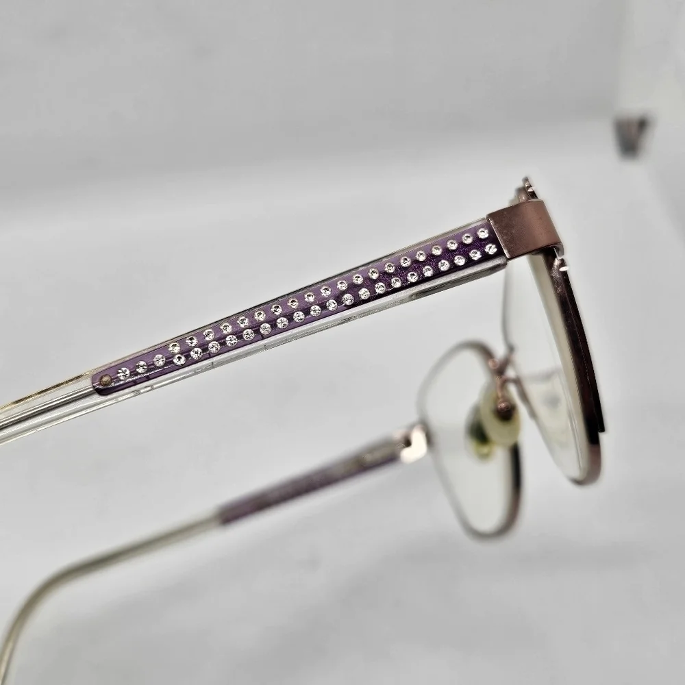Cote d'Azur CDA-311 eyeglasses Rose Gold and Plum FOR FRAMES